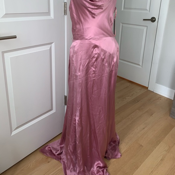 Rickie Feeeman TERI JON silk elegant dress gown 14 - Picture 2 of 7